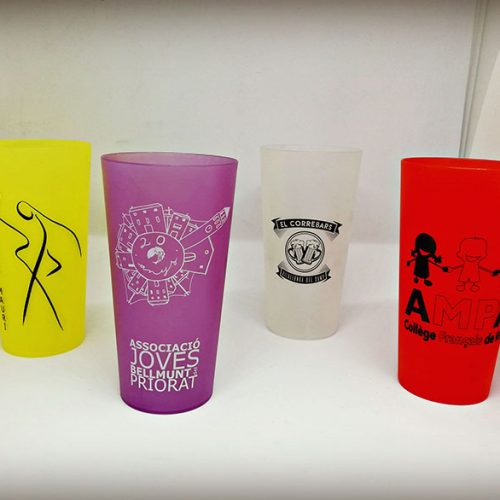 vasos de plastico